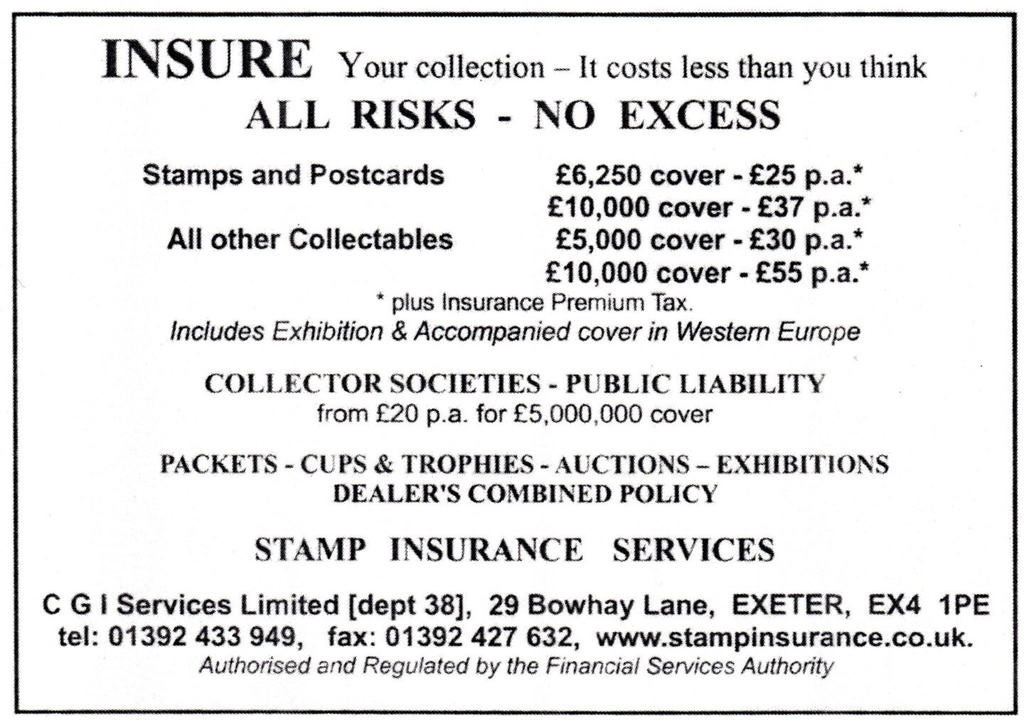 stamp insur ad001